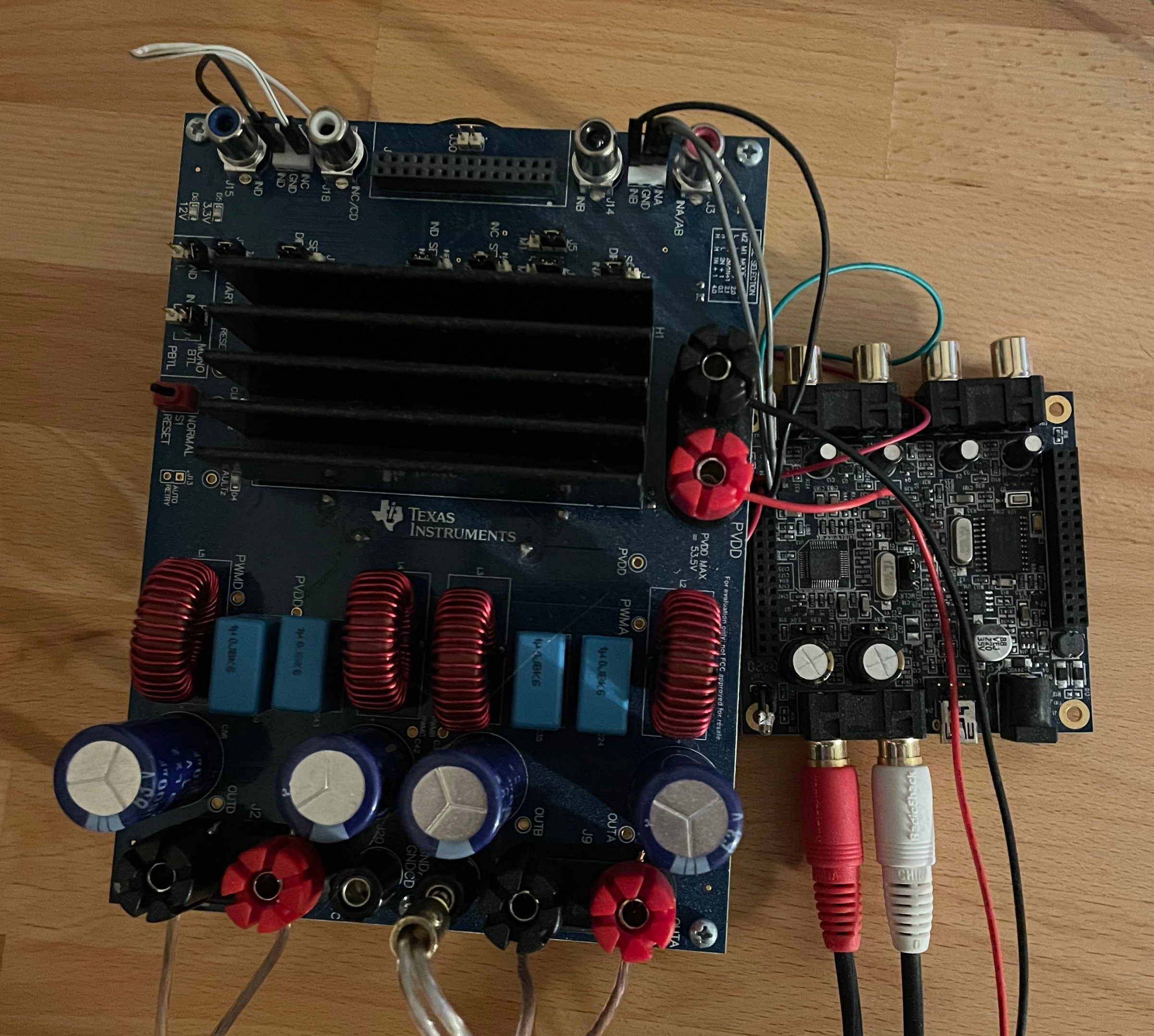 Amplifier and Crossover, Pre-Case